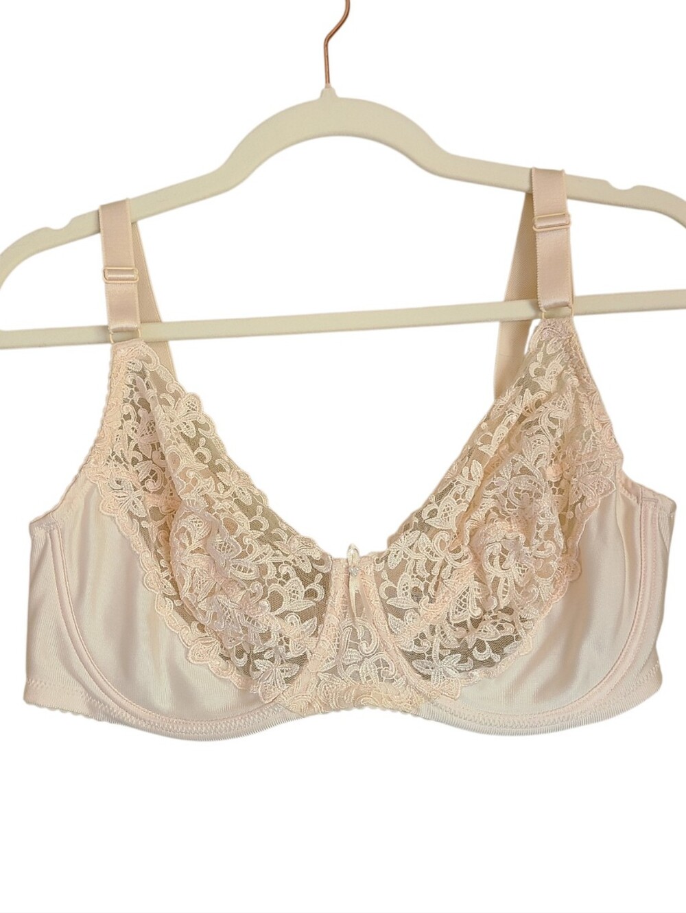 vintage wacoal 85109 tapestry sheer unlined lace underwire bra womens 38DD